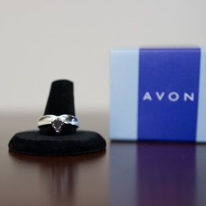 Avon Sterling Silver Heart Ring